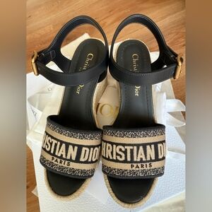 Dior Wedge Sandals
